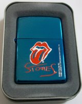 画像: ☆ローリング・ストーンズ！ROLLING STONES ２００４年 サファイアブルー ZIPPO！新品