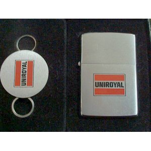 画像: ★１９７８年 VINTAGE 未使用 ユニロイヤル・タイヤ UNIROYAL TIRE ZIPPO！KEY RING付。