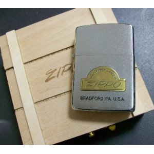 画像: ☆１９８７年１月 VINTAGE ＃２００ 新品！真鍮メタル 木箱 ZIPPO！