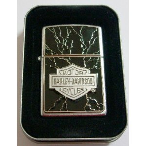 画像: ☆HARLEY-DAVIDSON！本場 USA BLACK EMBLEM ZIPPO！新品