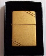 画像: ☆全面 ゴールド！カラフル＆シンプル！両面ダイアゴナルライン ２００７年 ZIPPO！新品