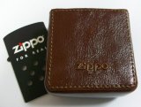 画像: ☆米国ZIPPO社　ジッポーイタリア 革製　シガレットケース！茶 ブラウン　新品