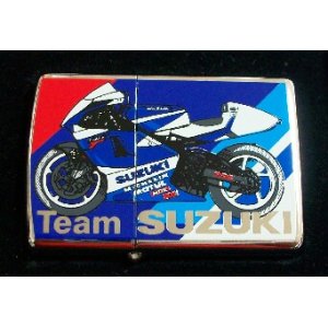 画像: ☆スズキ！Team SUZUKI １９９７年 限定 SILVER PLATE ZIPPO！新品