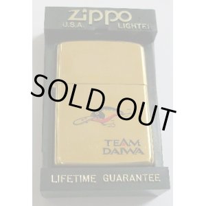 画像: 釣具の・・ダイワ！TEAM DAIWA １９９５年 ブラス ZIPPO！新品