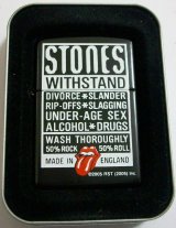 画像: ☆ローリング・ストーンズ！ROLLING STONES ２００６年 ＢＬＡＣＫ ZIPPO！新品