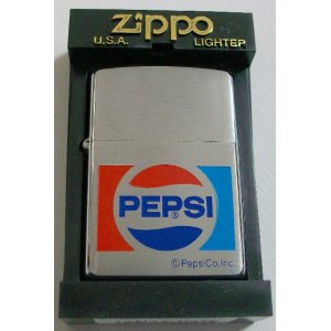 画像: ペプシ・コーラ！１９７１年〜 ロゴマーク　PEPSI-COLA ２００２年 ZIPPO！新品