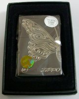 画像: 愛の・・バタフライ（蝶） 両面デザイン ブラック ZIPPO！新品