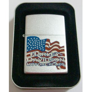 画像: ☆HARLEY-DAVIDSON！本場 ＵＳＡ サテンクローム ＺＩＰＰＯ！新品Ｎ