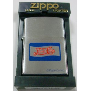 画像: ペプシ・コーラ！１９４０年〜 ロゴマーク　PEPSI-COLA ２００１年 ZIPPO！新品