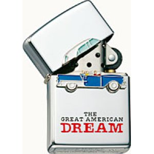 画像: ★名作復刻 トリック！車 AMERICAN DREAM CAR ２００７年１月 SILVER PLATE  ZIPPO！新品