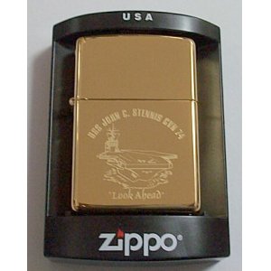 画像: ★米海軍！JOHN C. STENNIS CVN-74 真鍮 Solid Brass ２００８年 ZIPPO！新品