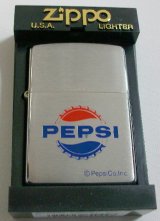 画像: ペプシ・コーラ！１９６２年〜 ロゴマーク　PEPSI-COLA ２００２年 ZIPPO！新品