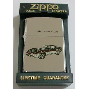 画像: ★シボレー・コルべット！Ｃｏｒｖｅｔｔｅ １９７８！１９９３年発売 ZIPPO！未使用品