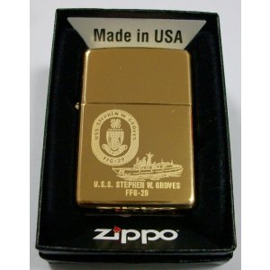 画像: ★米海軍！USS STEPHEN W.GROVES FFG-29 ２００９年 真鍮ケース SB ZIPPO！新品