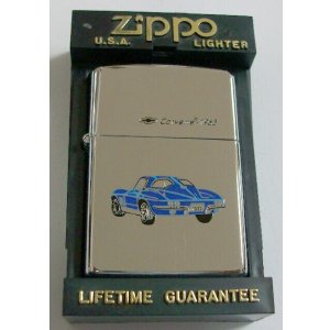画像: ★シボレー・コルべット！Ｃｏｒｖｅｔｔｅ １９６３！１９９３年発売 ZIPPO！未使用品