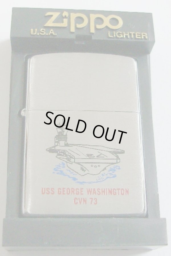 画像1: ★米海軍！ＵＳＳ　ＧＥＯＲＧＥ　ＷＡＳＨＩＮＧＴＯＮ　ＣＶＮ－７３　２００１年　ＺＩＰＰＯ！新品