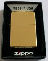 画像: ☆真鍮無垢ケース！＃２５４B High Polish Solid Brass 鏡面 Zippo！新品