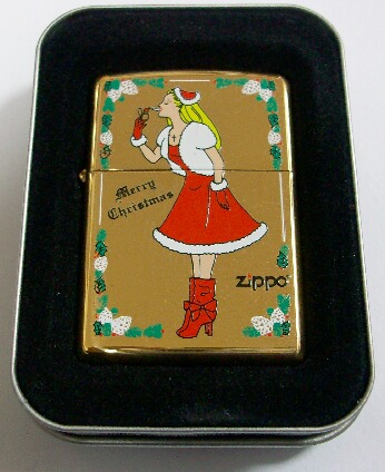 画像: ☆WINDY！ウィンディ クリスマスレディ 限定１００個 ２００６年 SOLID BRASS ZIPPO 新品