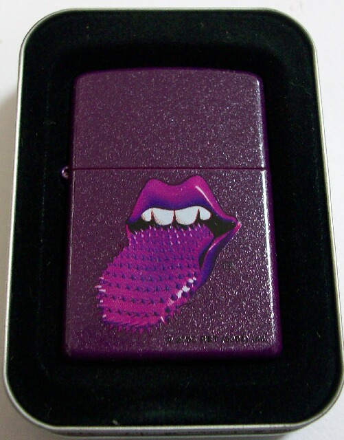 画像1: ☆ローリング・ストーンズ！ROLLING STONES ２００５年 パープル  ZIPPO！新品