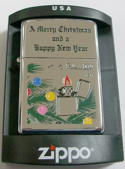画像1: ☆１９７１ 創業者 ＧＧＢ カード ★メリークリスマス＆新年！ オールドデザイン ２００７年 Ｚｉｐｐｏ！新品