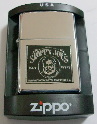 画像1: 小説家 へミングウェイ お気に入りの・・SLOPPY JOES ZIPPO！新品