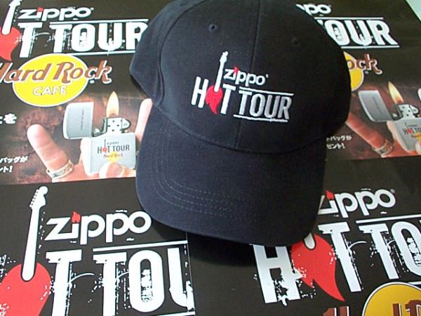 画像: ☆非売品！ZIPPO社 ZIPPO HOT TOUR 黒 キャップ 帽子！新品