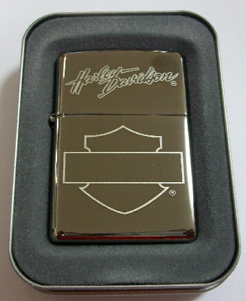 画像: ☆HARLEY-DAVIDSON！本場 ＵＳＡ ブラックアイス ＺＩＰＰＯ！新品Ｄ