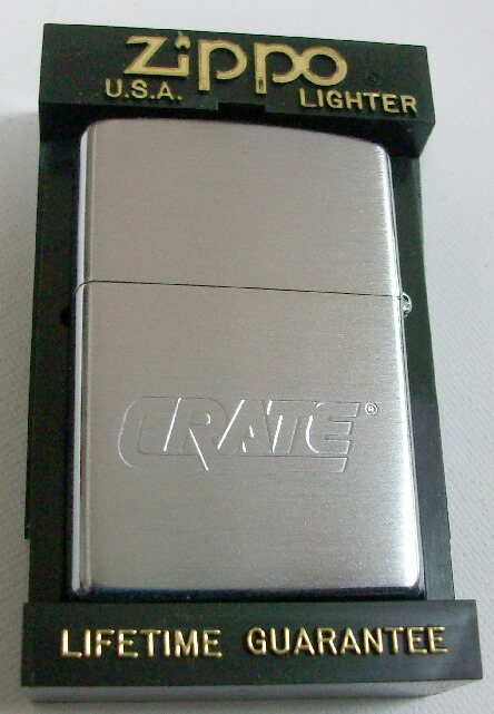 画像: ☆ＡＭＰＥＧ！ベースアンプのアンペグ！裏面には・・CRATE １９９７年 USA ZIPPO！新品