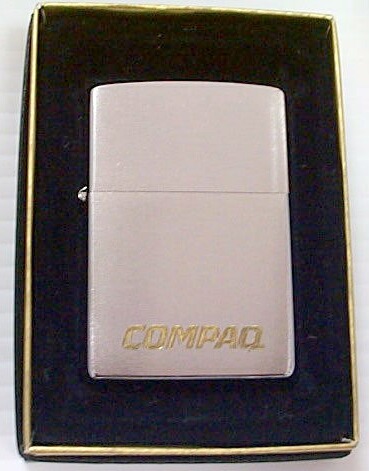 画像1: ☆ＣＯＭＰＡＱ！コンパック　米パソコン企業　２０００年 ZIPPO！新品