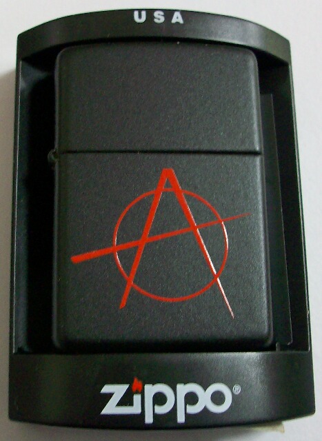 画像: ★アナーキー！ANARCHY ２００４年３月 USA BLACK ZIPPO！新品