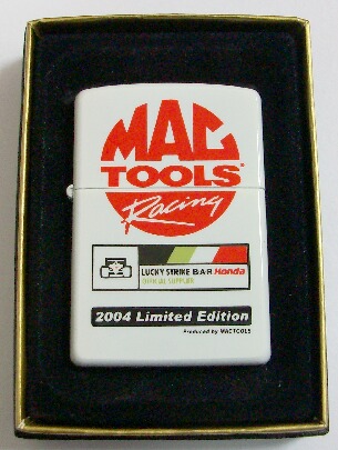 ☆限定！MAC TOOLS ラッキーストライク BAR Honda 2004 Zippo！新品