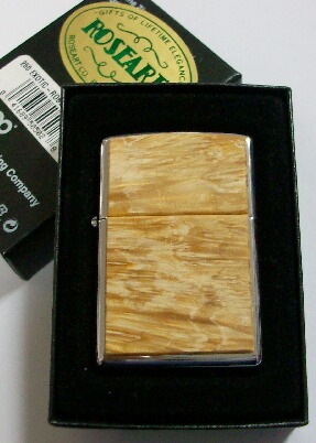 画像: ☆ROSEART ローズアート EXOTIC WOOD ZIPPO！新品２１