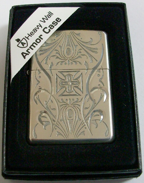 画像: ☆豪華！人気の・・アーマー！深彫り Armor 銀加工 ２００５年 ZIPPO！新品A