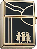 画像: ☆踊る三匹の子豚！限定３５０個！スリーピッグス １９３５ Hー０８ＦＩＮＡＬ GOLD ＺＩＰＰＯ！新品