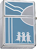 画像: ☆踊る三匹の子豚！限定２００個！スリーピッグス １９３５ Jー０７ ベイビーブルー ＺＩＰＰＯ！新品