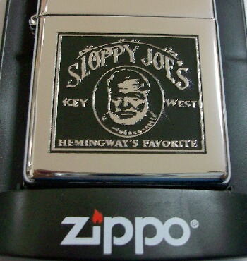 画像: 小説家 へミングウェイ お気に入りの・・SLOPPY JOES ZIPPO！新品