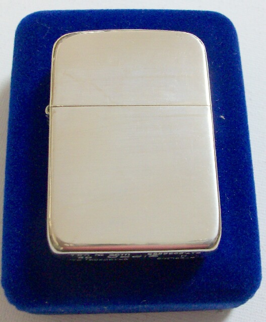 画像1: ☆１９４１ スターリング・シルバー！銀無垢 ２００５年５月 STERLING 鏡面無地 ZIPPO！新品