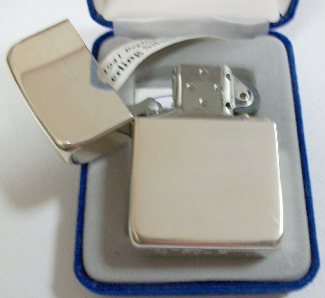 画像: ☆１９４１ スターリング・シルバー！銀無垢 ２００５年５月 STERLING 鏡面無地 ZIPPO！新品