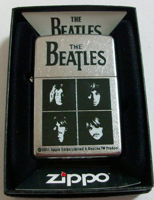 ☆THE BEATLES！ビートルズ！２０１１年 メンバー顔 USA ZIPPO！新品 - ジッポーパーク Zippopark