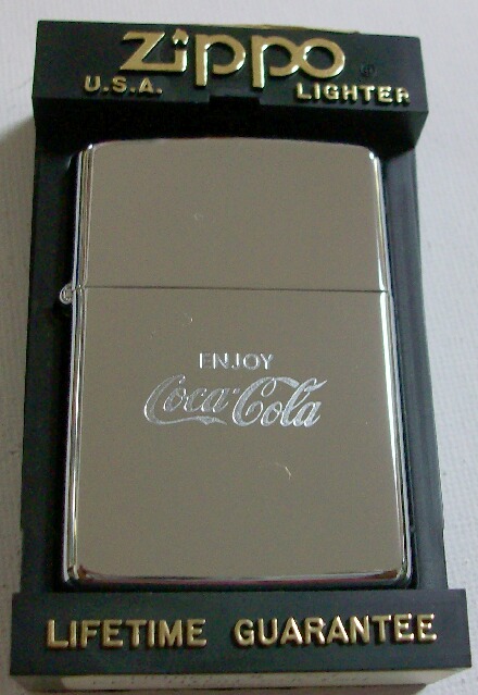 コカ・コーラ！１９９１年 Coca-Cola ENJOY ＃２５０ Zippo！新品