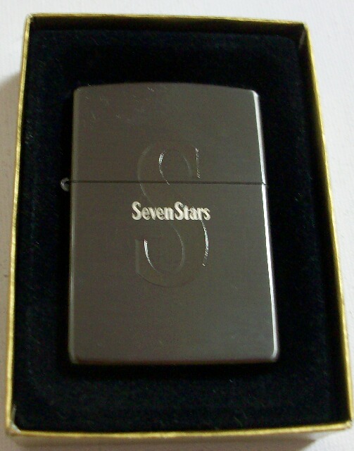 やぐちのZIPPOジッポ ZIPPO セブンスター sevenstar ブラック BLACK