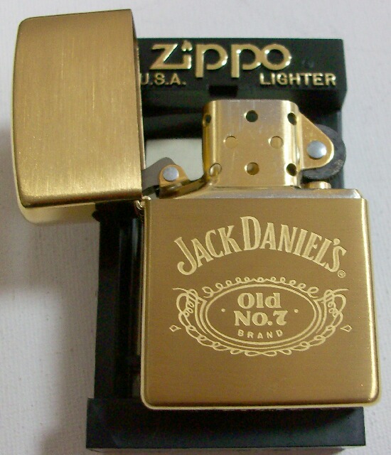 画像: ☆JACK DANIEL'S！ジャックダニエル ２００２年９月 Solid Brass Zppo！新品