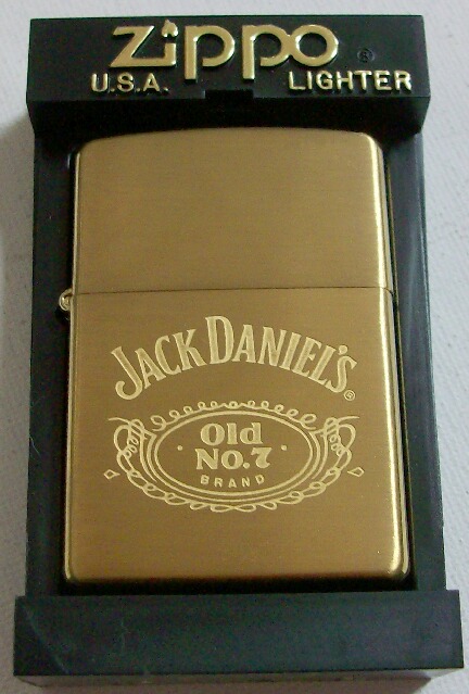 画像: ☆JACK DANIEL'S！ジャックダニエル ２００２年９月 Solid Brass Zppo！新品