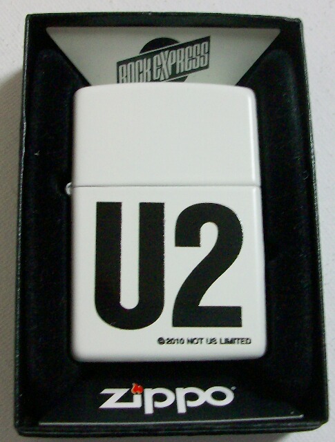 画像: U２！アイルランドの人気バンド Ｕ２！２０１１年 ホワイト ＺＩＰＰＯ！新品