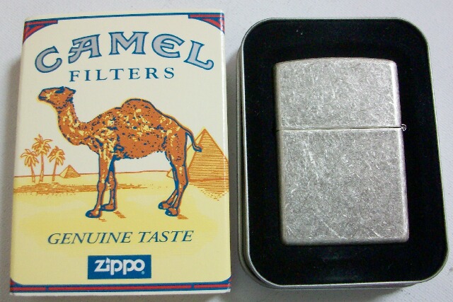 画像: ☆CAMEL！キャメル １９９８年８月 アンティ―クシルバー ZIPPO！新品 