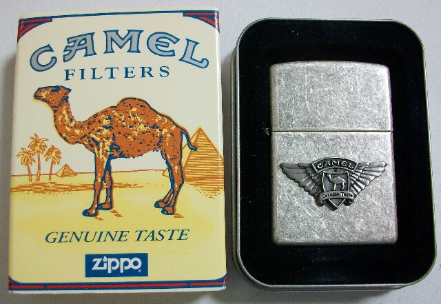 画像: ☆CAMEL！キャメル １９９８年８月 アンティ―クシルバー ZIPPO！新品 