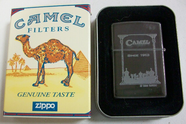 画像: ☆キャメル！CAMEL １９９８年１１月 ミッドナイトクローム 両面デザイン ZIPPO！未使用品