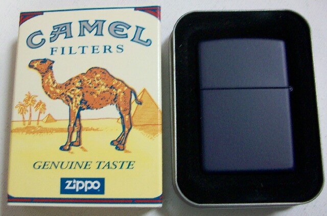 画像: ☆CAMEL！キャメル １９９８年６月 １９１３メタル  ネイビー ZIPPO！新品 