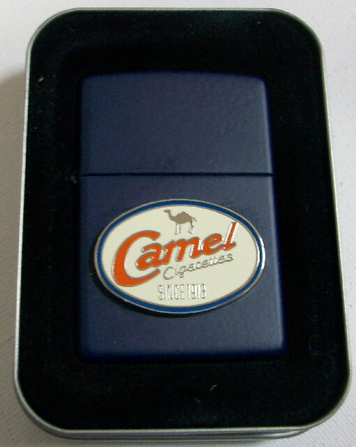 画像: ☆CAMEL！キャメル １９９８年６月 １９１３メタル  ネイビー ZIPPO！新品 