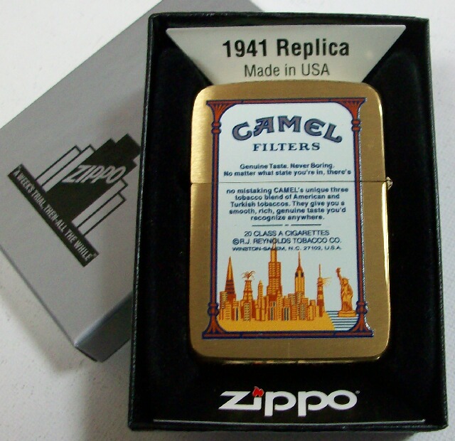 画像: ☆CAMEL！キャメル １９４１　ソリッドブラス　両面デザイン  ２０１０年 ZIPPO！新品 